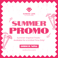 Cafe Summer Promo Instagram Post Image Preview