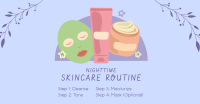 Nighttime Skincare Routine Facebook Ad