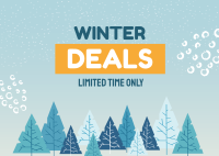 Winter Deals Postcard