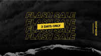 Flash Sale Yellow Facebook Event Cover