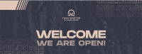 Grunge Welcome Texture  Facebook Cover Image Preview