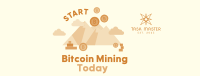 Bitcoin Mountain Facebook Cover Image Preview