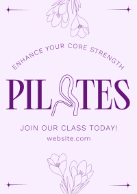 Minimalist Pilates Flyer