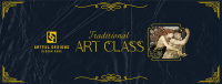 Traditional Art Class Facebook Cover Image Preview