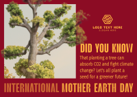 Earth Day Tree Planting Postcard