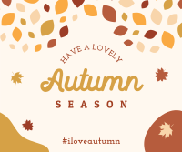 Autumn Leaf Mosaic Facebook Post