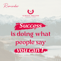 Success Motivational Quote Instagram Post Image Preview