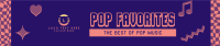 Pop Favorites SoundCloud Banner Image Preview