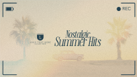 Nostalgic Summer Hits YouTube Banner