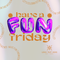 Fun Friday Balloon Instagram Post