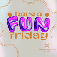 Fun Friday Balloon Instagram Post Image Preview