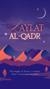 Laylat al-Qadr Desert YouTube Short Image Preview