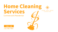 Home Cleaning Services Facebook Event Cover