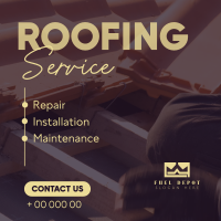 Modern Roofing Instagram Post Image Preview