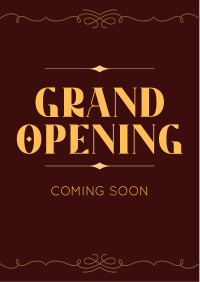 Elegant Grand Opening Flyer