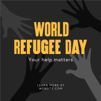 World Refugee Day Instagram Post Design