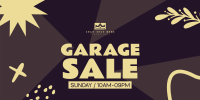 Garage Sale Notice Twitter Post