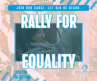 Women's Equality Rally Facebook Post