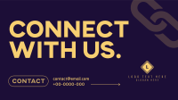 Connect With Us Modern Facebook Event Cover