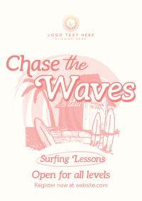 Surfing Lesson Flyer