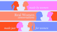 Real Women Conversations Zoom Background