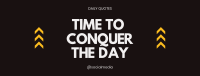 Conquer the Day Facebook Cover