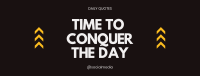 Conquer the Day Facebook Cover Image Preview