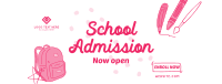 Kids School Enrollment Facebook Cover