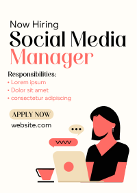 Need Social Media Manager Flyer