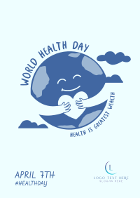 Health Day Earth Poster