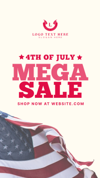 Fourth of July Sale Instagram Story Design