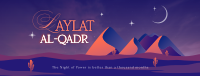 Laylat al-Qadr Desert Facebook Cover Image Preview