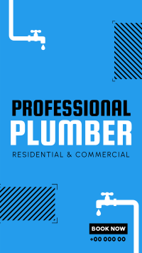 Professional Plumber TikTok Video