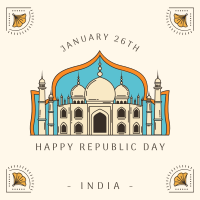 India Republic Day Linkedin Post Design