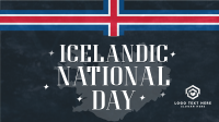 Sparkly Icelandic National Day Animation