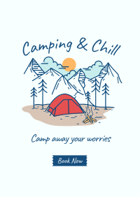 Camping and Chill Flyer