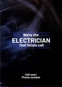 Electrician Service Poster