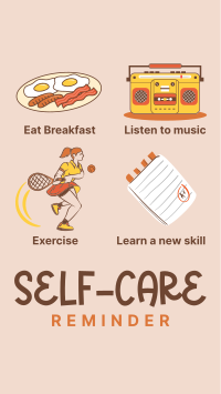 Self-Care Tips Instagram Reel