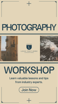 Photo Workshop Modern Instagram Reel Design