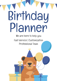 Birthday Planner Poster