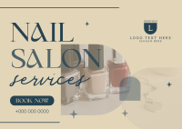 Fancy Nail Service Postcard