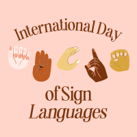 International Sign Day Instagram Post