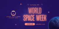 World Space Week Twitter Post