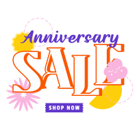 Hippie Anniversary Sale Linkedin Post Design