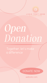 Together, Let's Donate Instagram Story