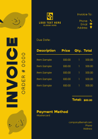 Creative Design Business Invoice