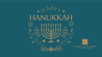 Happy Hanukkah Facebook Event Cover