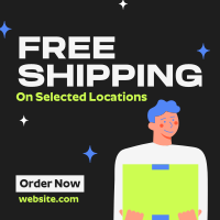 Cool Free Shipping Deals Instagram Post