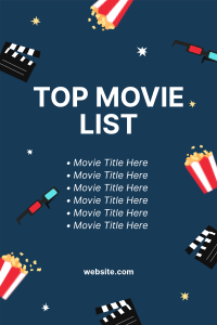 Top Movie List Pinterest Pin Image Preview