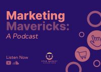 Digital Marketing Podcast Postcard Image Preview